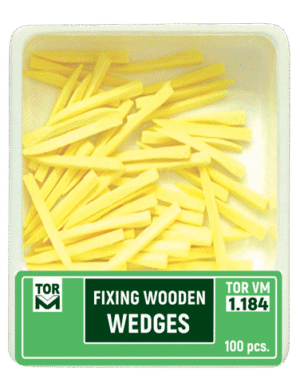Fixing Wooden Wedge YELLOW 100Pcs 1.184 TORVM