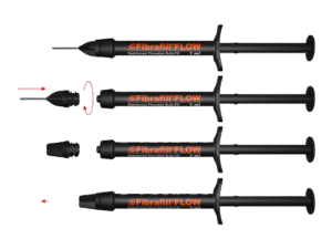 FIBRAFILL Flow -- Flowable Bulk Fill 1ml Syringe 1Pcs