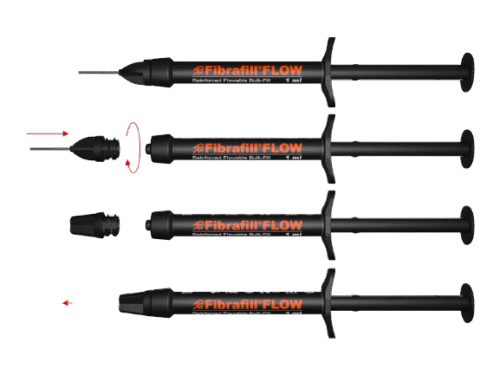 FIBRAFILL Flow -- Flowable Bulk Fill 1ml Syringe 1Pcs