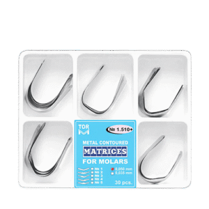 TOR VM Metal Contoured Matrices for Molar Set of 30Pcs 0.050mm ( 1.510+)