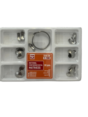 Sectional Contoured Metal Matrices 30Pcs Set 0,050mm Hard - TOR VM 1.198