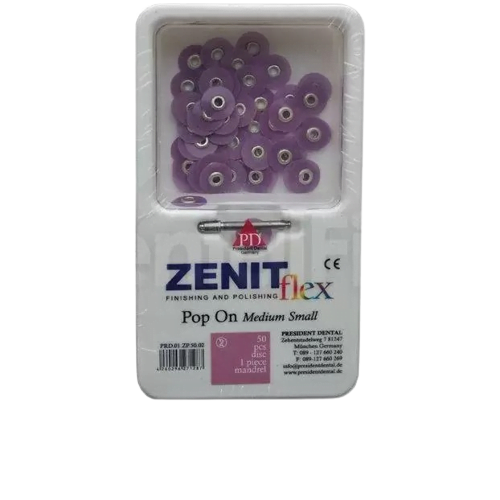 ZENIT Flex Pop On Finishing And Polishing Disc Refill Medium Small 50pcs PD
