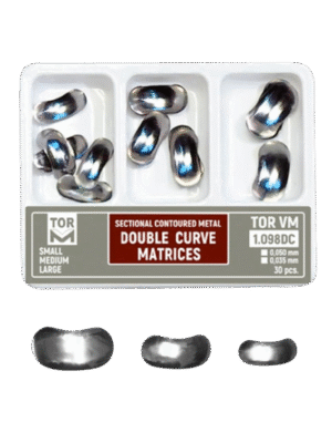 SECTIONAL CONTOURED METAL DOUBLE CURVE MATRICES 30 PCS TORVM 1.098DC