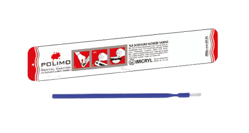 Polimo 5% Sodium Fluoride Dental Varnish Flavored Xylitol Sweetened